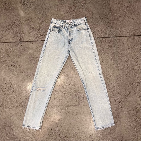 Vintage Calvin Klein Sport Jeans Light Wash Acid Wash - Picture 2 of 8